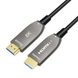 8K Fiber Optic HDMI 2.1 Active Optical Cable 48Gbps - 30 Meters