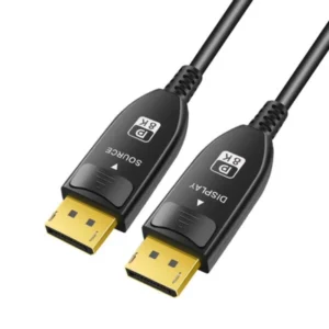 8K Fiber Optics DisplayPort 1.4 Active Optical Cable 32.4Gbps - 20 Meters